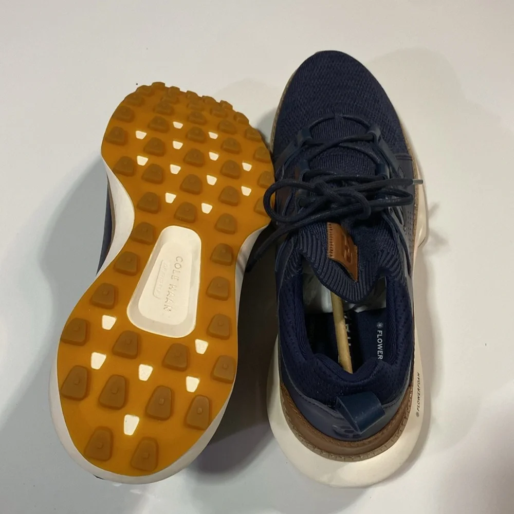 Cole Haan Men’s Grand Motion Stitch 2 Navy Titanium Shoes Sz 11.5M. NWOB